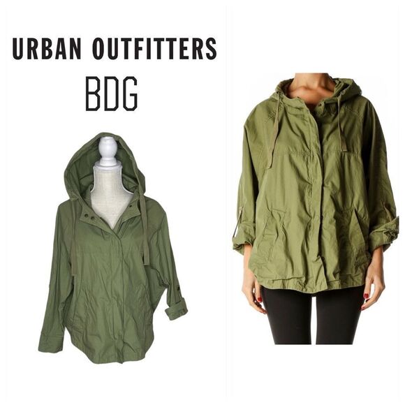 BDG Urban Outfitters Button Anorak Military Jacket - Picture 1 of 15